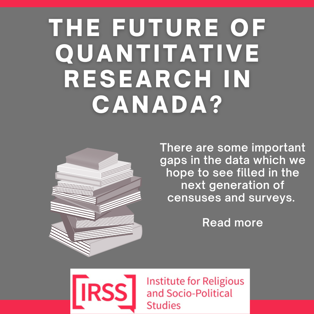 The future of quantitative research on Muslims in Canada?