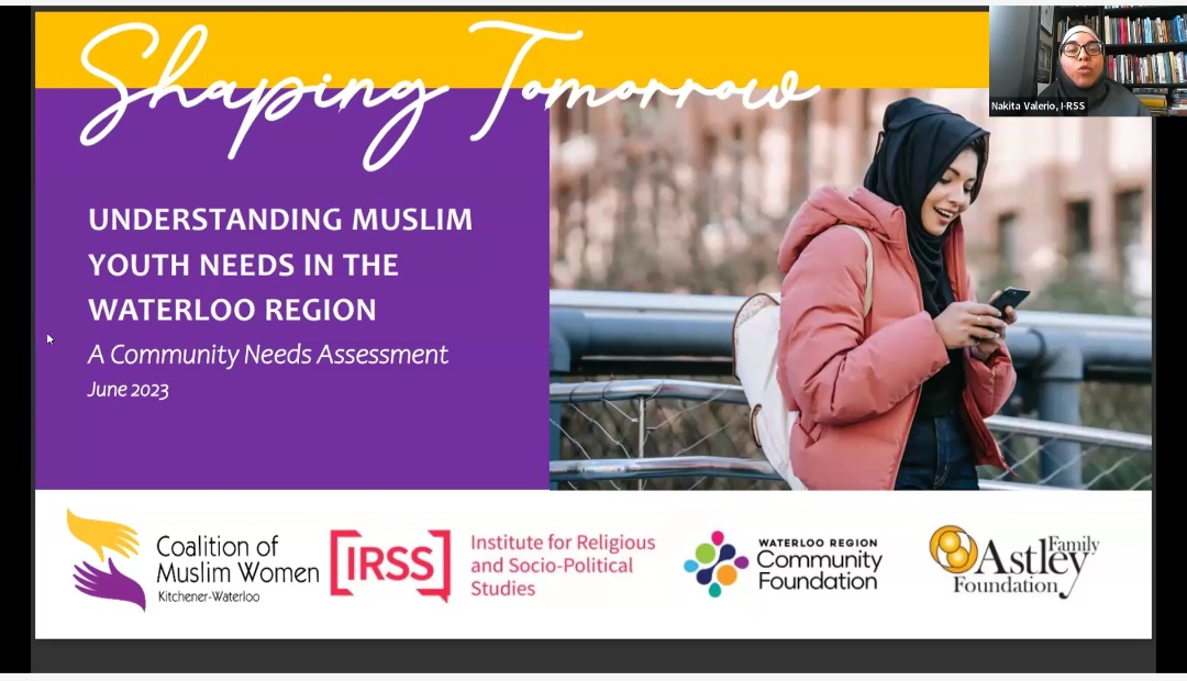 I-RSS Video: Shaping Tomorrow –  Understanding Muslim Youth Needs in the Waterloo Region